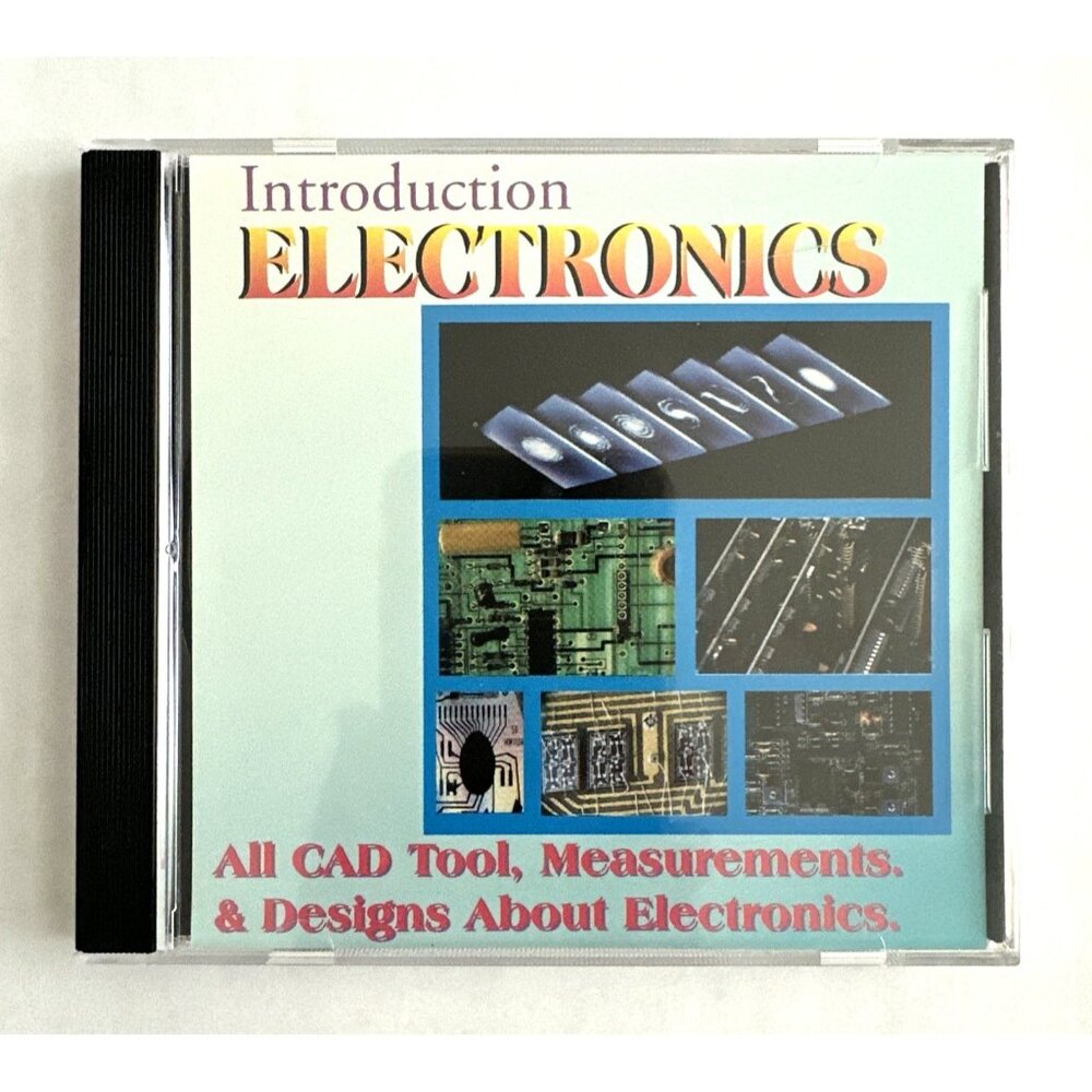 Introduction To Electronics CD-ROM All CAD Tool, Measurements & Designs PSM USA